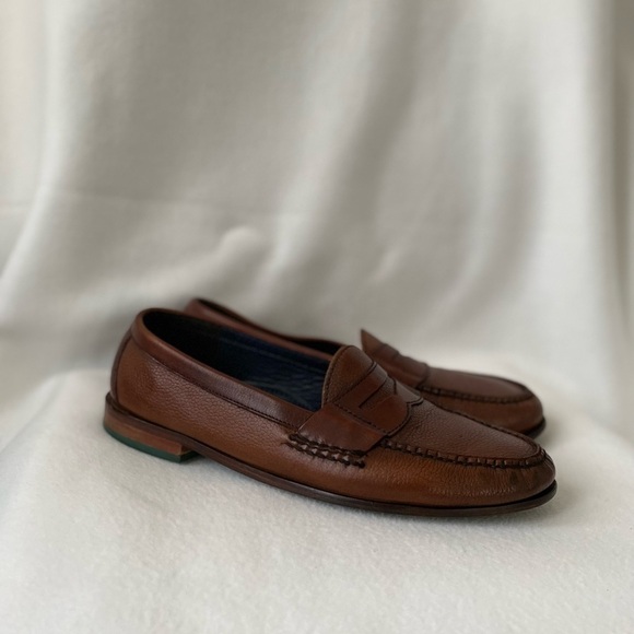 Cole Haan Size 11 1/2D Cognac Leather Loafers main image 10
